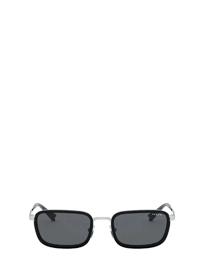 Shop Vogue Eyewear Vogue Vo4166s Silver Sunglasses In 323/87