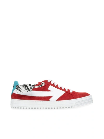 Shop Off-white Arrow Sneaker In Red White