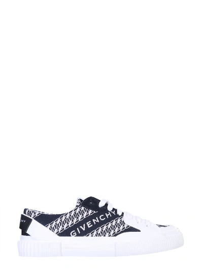 Shop Givenchy Light Tennis Low Sneakers In Blu