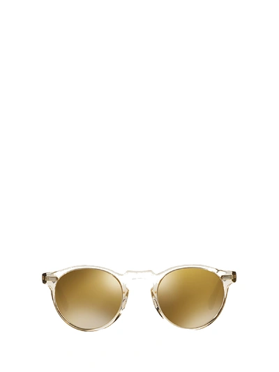 Shop Oliver Peoples Ov5217s Buff / Dark Tortoise Brown Sunglasses In 1485w4