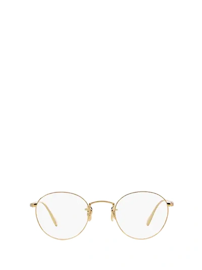 Shop Oliver Peoples Ov1186 Gold Glasses In 5145