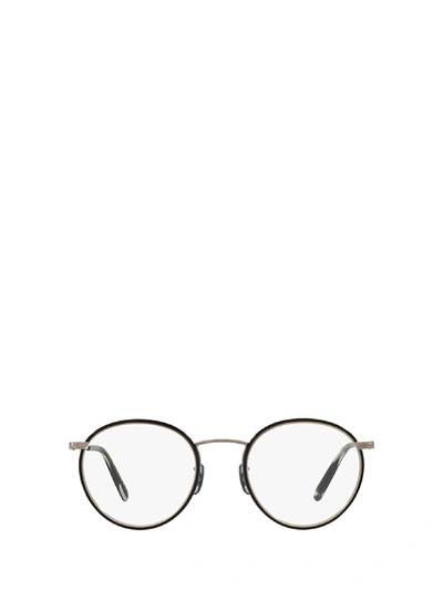 Shop Oliver Peoples Ov1242td Black / Antique Pewter Glasses In 5244