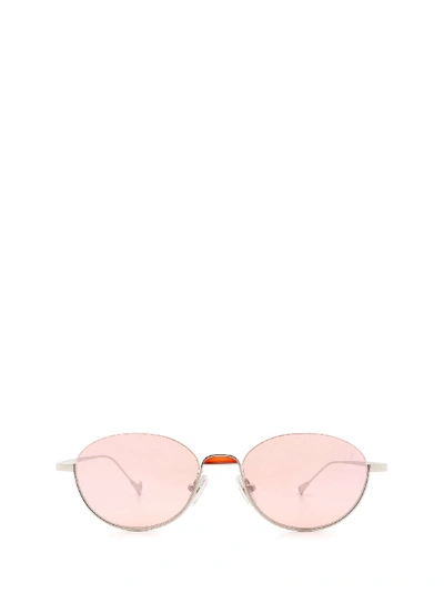 Shop Eyepetizer Narita Silver Sunglasses In C.1-28f