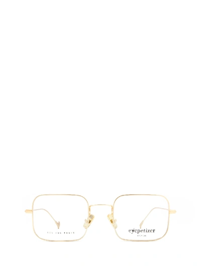 Shop Eyepetizer Brando Matte Gold Glasses In C 4-op