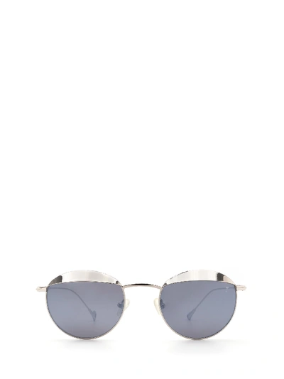 Shop Eyepetizer Vendome Silver Sunglasses In C 1-7f