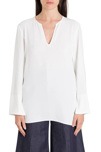 Shop Alberto Biani Hippie Blouse In White