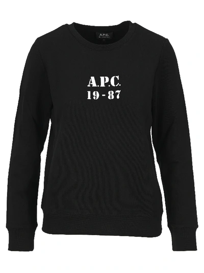 Shop Apc A.p.c. Melissa Sweatshirt In Black