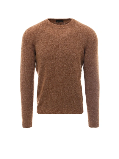 Shop Roberto Collina Sweater In Brown