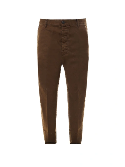Shop Dsquared2 Trouser In Green