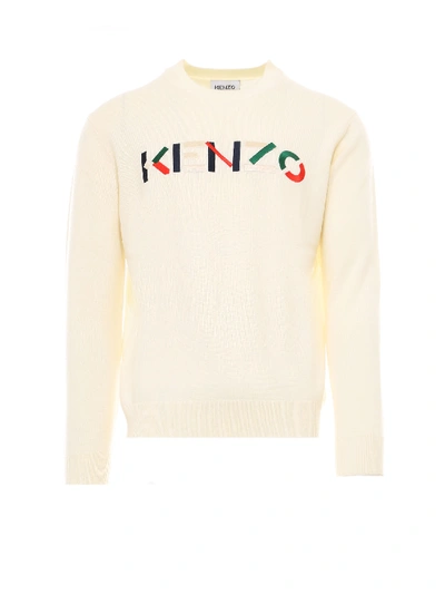 Shop Kenzo Sweater In White