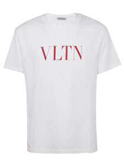 Shop Valentino T-shirt Vltn In Bo Bianco