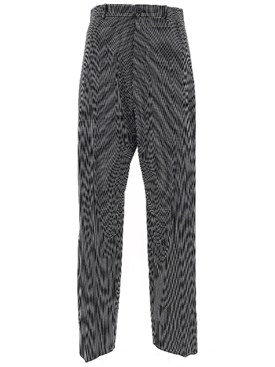 Shop Balenciaga Pants In Black/white