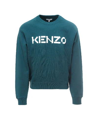 Shop Kenzo Sweatshirt In Green