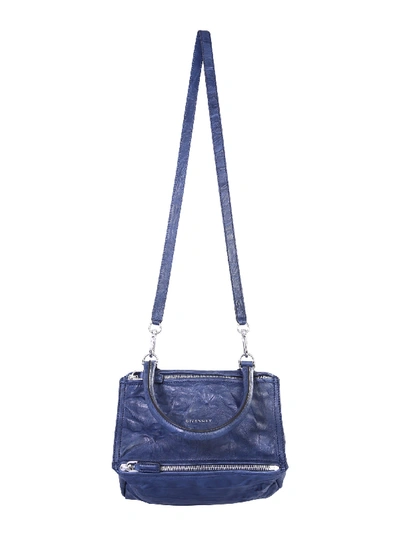Shop Givenchy Pandora Bag In Blu