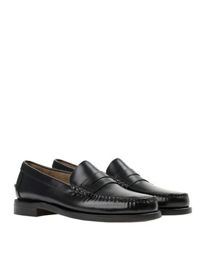 Shop Sebago Classic Dan Man Loafers Black Size 11.5 Soft Leather