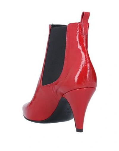 Shop Giampaolo Viozzi Ankle Boots In Red