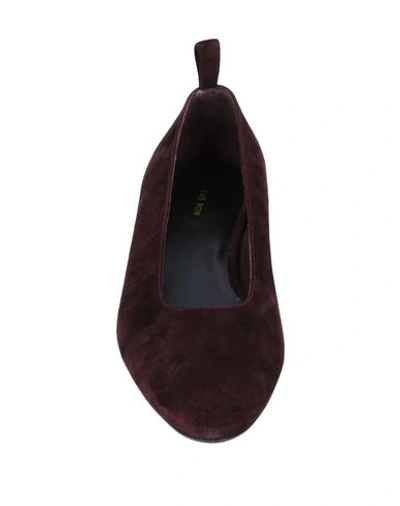 Shop The Row Ballet Flats In Deep Purple