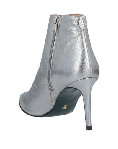 Shop Patrizia Pepe Ankle Boots In Silver