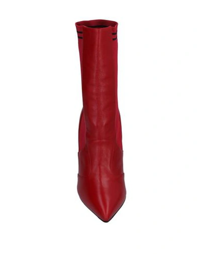 Shop Fendi Ankle Boot In Red