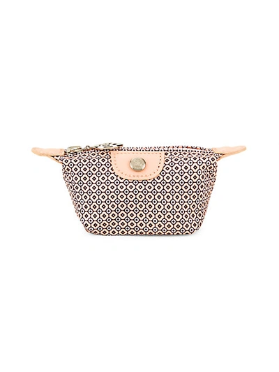 Shop Longchamp Dandy Printed Coin Purse In Ivory