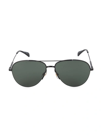 Shop Givenchy 61mm Aviator Sunglasses In Black