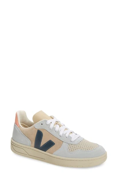 Shop Veja V-10 Sneaker In Multi/ Almond/ California