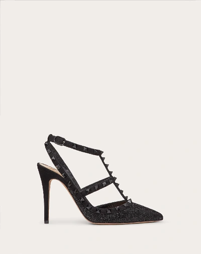 Valentino Garavani Studded Leather Decollete Pumps In Black