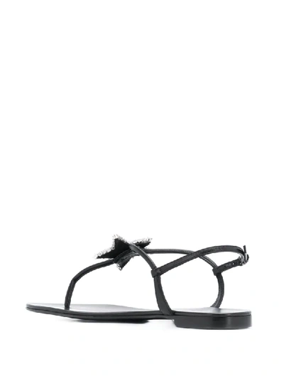 Shop Giuseppe Zanotti Star Gemstone Embellished Sandals In Black