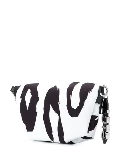 Shop Just Cavalli Animal-print Belt Bag In White