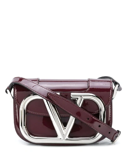 Shop Valentino Supervee Crossbody Bag In Purple