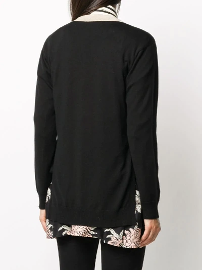 Shop Antonio Marras Oversized Sequined Cardigan In Black