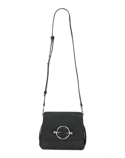 Shop Jw Anderson Woman Cross-body Bag Black Size - Soft Leather