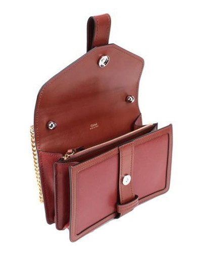 Shop Chloé Handbags In Brick Red
