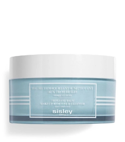 Shop Sisley Paris Triple-oil Balm Make-up Remover & Cleanser (125ml) In Multi