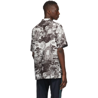 Shop Valentino Black & White Dreamatic Print Shirt In A8b Dreamat