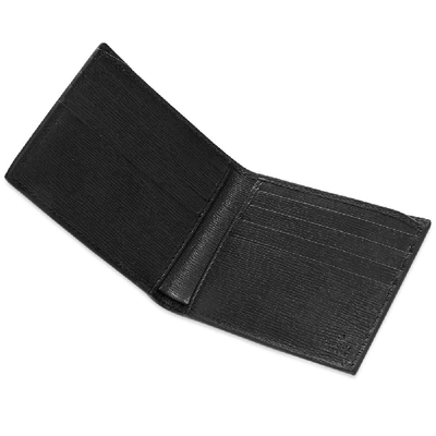Shop Gucci Kingsnake Leather Billfold Wallet In Black