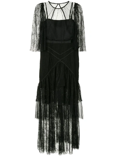 Shop Alice Mccall Love Craft Maxi Dress In Black