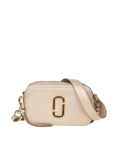 Shop Marc Jacobs The Softshot Pearlized Bag In Gold Color