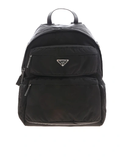 Shop Prada Montagn Black Backpack