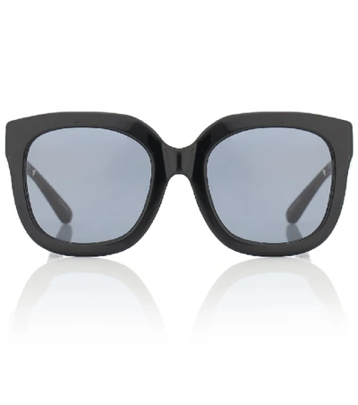 Shop Attico X Linda Farrow Zoe Sunglasses In Black