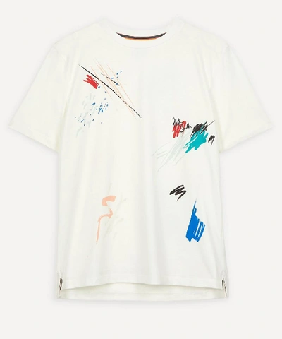 Shop Paul Smith Marker Pen T-shirt In White