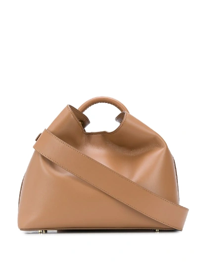 Shop Elleme Raison Shoulder Bag In Brown