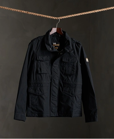 Shop Superdry Ripstop Rookie Jacket In Black