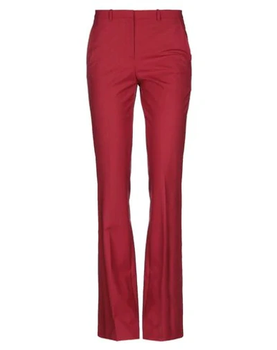 Shop Theory Casual Pants In Red