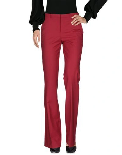 Shop Theory Casual Pants In Red