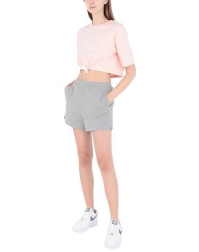 Shop Les Girls Les Boys Shorts & Bermuda Shorts In Grey