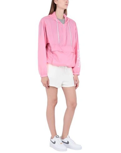 Shop Les Girls Les Boys Woman Jacket Pink Size S Polyamide