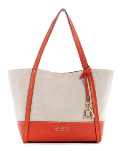 Guess Heidi Small 2-in-1 Tote In Orange | ModeSens