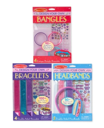 Shop Melissa & Doug Design-your-own Bracelets, Headbands & Bangles Accessories Bundle