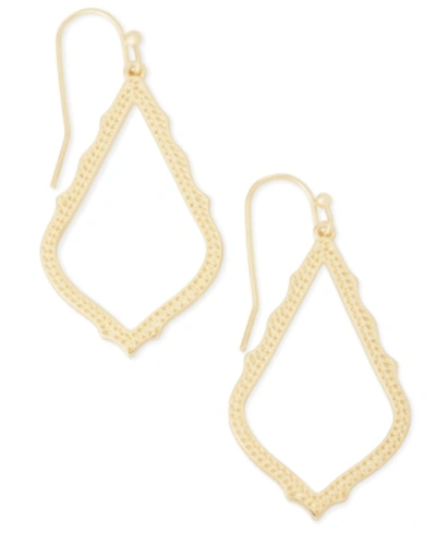 Kendra Scott Sophia Statement Earrings In Gold